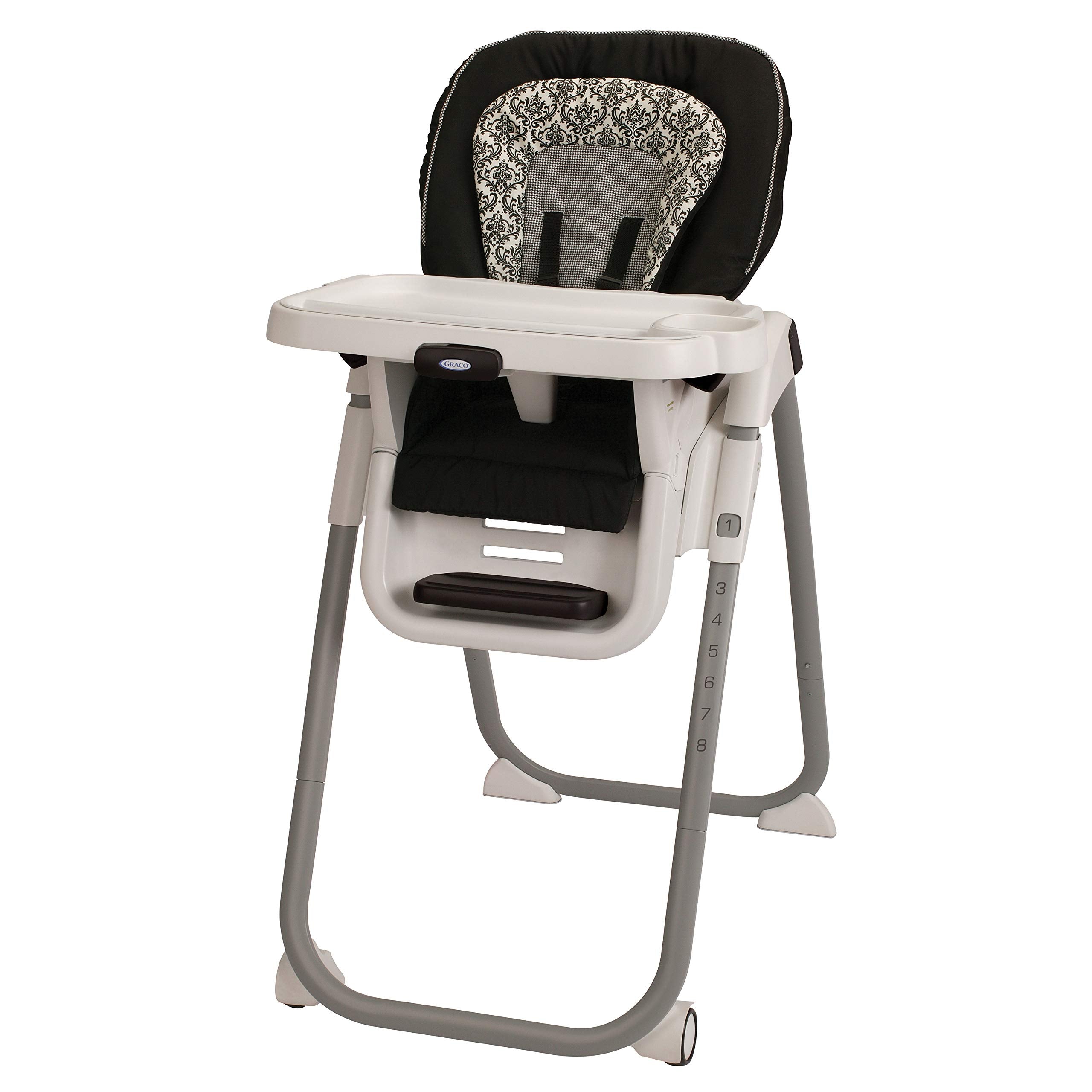 HONEY JOY Silla alta 5 en 1, silla alta convertible para bebés y niños  pequeños/juego de sillas de mesa/asiento elevador/silla para niños pequeños  con