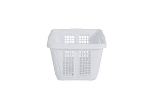 Rubbermaid Laundry Basket, 1.6-Bushel, White