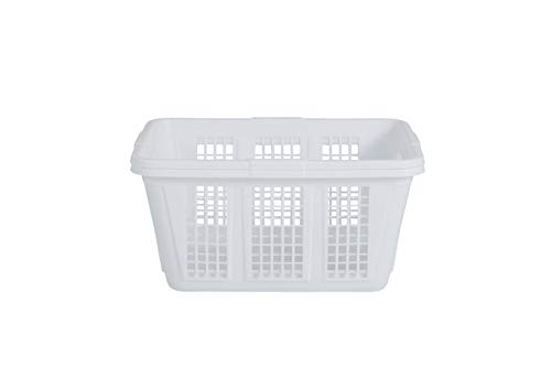 Rubbermaid Laundry Basket, 1.6-Bushel, White