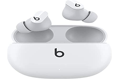 Beats Studio Buds: Audífonos in-Ear inalámbricos de Verdad con cancelación de Ruido – Audífonos Resistentes al Sudor, compatibles con Apple y Android, Bluetooth Class 1, micrófono Integrado – Blanco
