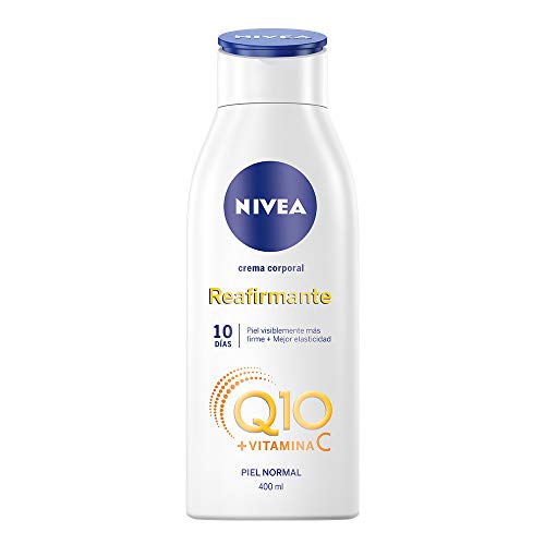 NIVEA Body Crema Corporal Reafirmante con Q10, 400 ml, Blanco