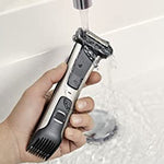 Philips Norelco BG7040/42 Bodygroom Series 7000 - Afeitadora de cuerpo a prueba de ducha con funda y cabezal de repuesto