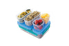 Rubbermaid LunchBlox  Kit de recipientes herméticos para alimentos, tamaño pequeño, azul, Kit de entrada grande, Azul, Large, 1