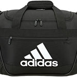 adidas Defender III Duffel Bag, Black/White, Small