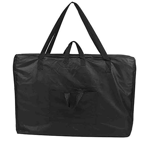 AYNEFY Bolsa de transporte para cama de masaje, portátil, profesional, duradera, para mesas de spa, bolsa de hombro, color negro, 93 x 63 cm