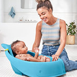 Skip Hop Bañera para bebés: Moby 3-Stage Smart Sling Tub, Azul