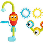 Yookidoo Spin N Sort Spout Pro Three Stackable Cups Toy Juguete de Baño para Bebe