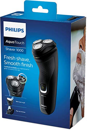 Philips Shaver AquaTouch S1000 Afeitadora Eléctrica en Húmedo y Seco S1223/41