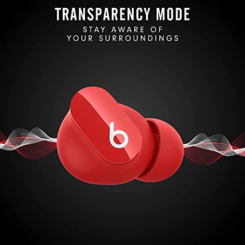 Beats Studio Buds - Auriculares inalámbricos con cancelación de ruido, color rojo(Reacondicionado)