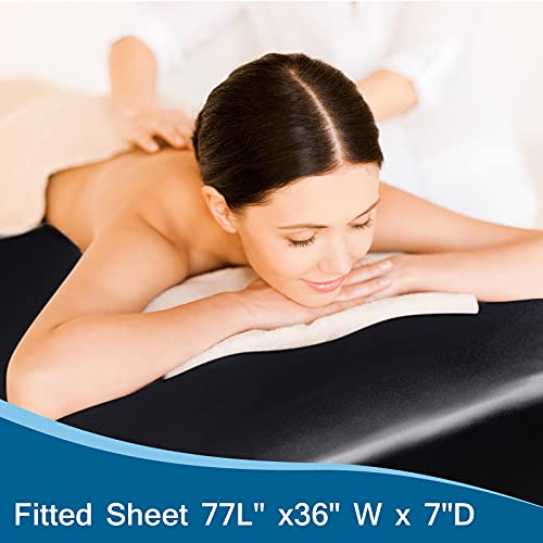 Sábana de masaje para mesa de masaje, sábanas de satén, sedosas y resistentes a las arrugas, sábanas de masaje premium para terapia de masaje, las mejores sábanas de cama de spa