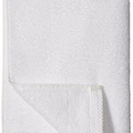 Toallas de mano de secado rápido, 100% algodón, paquete de 8, color blanco