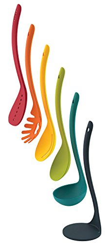 Juego de cucharones compactos para cocina, multicolor, 5 piezas