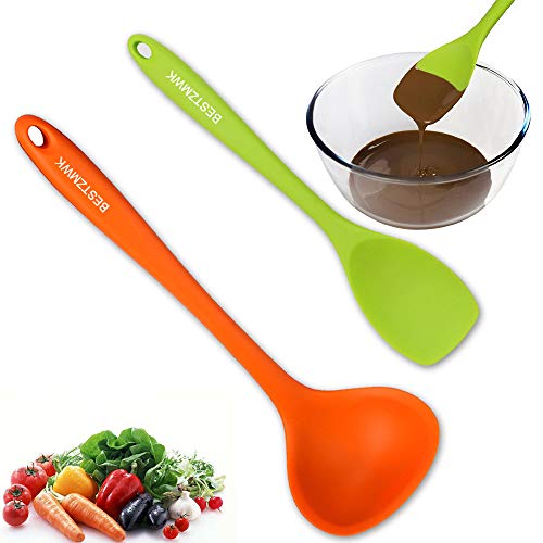 Kits de cocina - 11 utensilios de cocina - muebles de cocina de silicona de color - utensilios de cocina no pegajosos con cuchillos