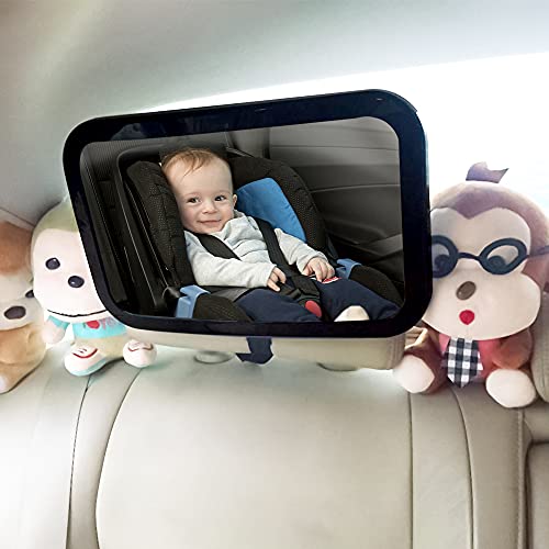Espejo para Bebe Auto,Rotación de 360 Grados Espejo de Observación
