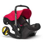 Doona Carriola + Autoasiento para bebé con base para coche color Rojo llama