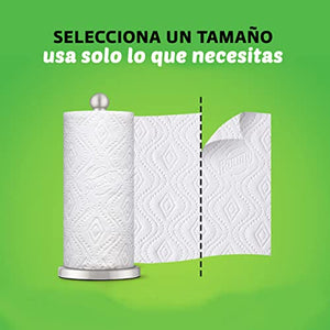Bounty Toallas de papel Blancas Select-A-Size, 6 rollos dobles