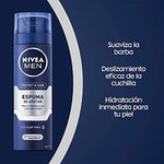 NIVEA MEN Espuma para Afeitar Hidratante enriquecida con Aloe Vera, Originals, 200 ml