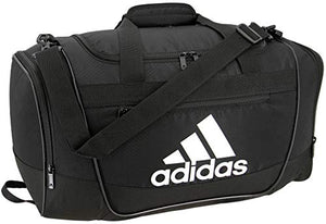 adidas Defender III Duffel Bag, Black/White, Small