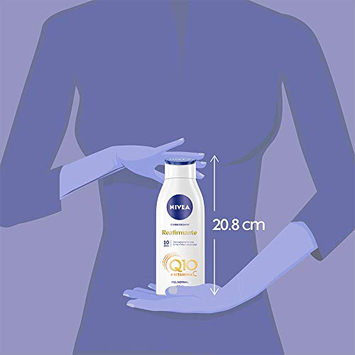 NIVEA Body Crema Corporal Reafirmante con Q10, 400 ml, Blanco