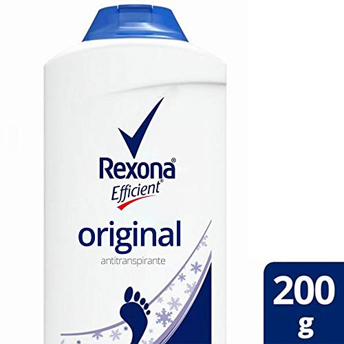 Rexona Efficient Desodorante Original para Pies en Talco Combate el Mal Olor 200 g