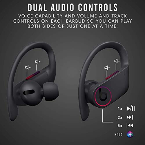 Powerbeats Pro - Auriculares Bluetooth totalmente inalámbricos y de alto rendimiento  color negro(Reacondicionado)