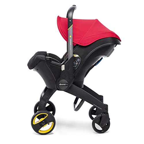 Doona Carriola + Autoasiento para bebé con base para coche color Rojo llama