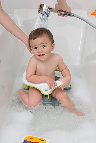 Silla para la tina - Baby Bath Seat (Gris con Verde)