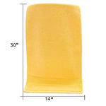 Toallas de mano de baño (14 x 30 pulgadas), toalla de mano suave 100% algodón súper suave y muy absorbente para baño, mano, cara, gimnasio y spa, (2 unidades), color amarillo