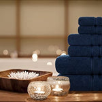 Juego de toallas de baño de lujo de 700 g/m² de felpa turca, altamente absorbente, juego de toallas de spa y hotel