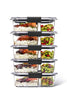 Rubbermaid Brilliance - Contenedores de almacenamiento de alimentos, 2 compartimentos, 2,85 tazas, 5 unidades