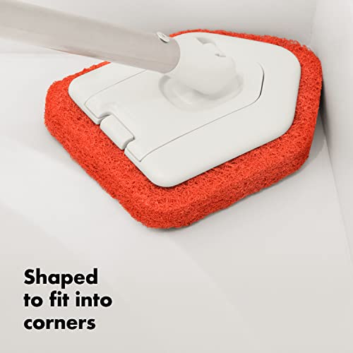 OXO Good Grips Cepillo fregador para la tina y azulejos, expandible