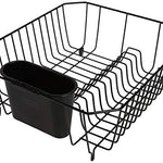 Rubbermaid Antimicrobial Dish Drainer, Small, Black