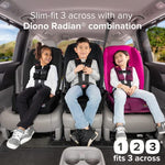 Diono Radian 3R, asiento de coche convertible 3 en 1, orientado trasero y orientado hacia adelante, asiento de coche de 10 años 1, ajuste delgado de 3 pulgadas, color cerezo rojo