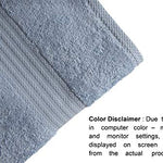 Paquete de 2 toallas de baño de algodón de alta calidad de 35 x 70 pulgadas, 100% algodón puro, ideal para uso diario, ultra suave y altamente absorbente, lavable a máquina, azul cielo
