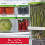 Rubbermaid FreshWorks Produce Saver, Medium Produce Storage Container, 7.2-Cup