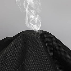 Juego de 20 sábanas desechables de tela no tejida, 78,7 x 177,8 cm, color negro
