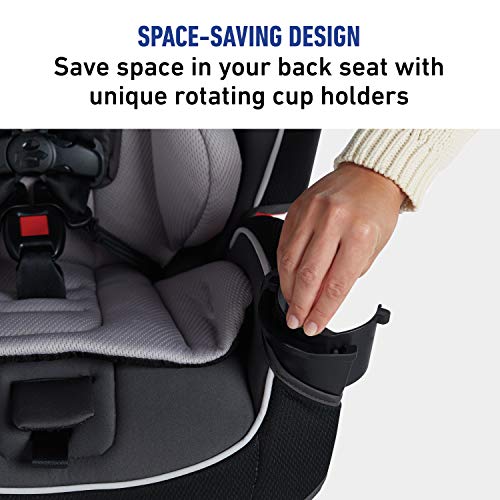 Graco Slimfit - Asiento de coche 3 en 1 | Diseño delgado y cómodo que ahorra espacio en tu asiento trasero, Darcie