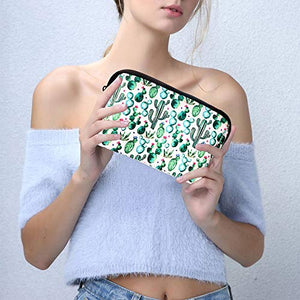 Bolsa de maquillaje Cactus bolsa de cosméticos bolsa de neopreno suave impermeable bolsa de viaje con cremallera bolsa de almacenamiento de impresión bolsa de aseo de impresión estuche organizador