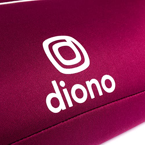Diono Solana, sin pestillo, asiento elevador sin respaldo único, ligero, lavable a máquina, portavasos, color rosa
