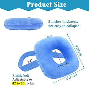 Almohada para piercing de oreja para personas que duermen de lado con agujero CNH protector de dona, almohada de presión de oídos, dolor y alivio de dolor médico para el cuidado de los oídos