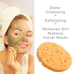 50 esponjas faciales comprimidas GAINWELL esponjas faciales de celulosa, esponjas faciales 100% naturales para limpieza facial, máscara exfoliante, eliminación de maquillaje