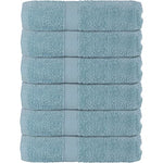 Toallas de algodón medianas, 24 x 48 pulgadas, toallas para piscina, spa y gimnasio, ligeras y altamente absorbentes, toallas de secado rápido (verde azulado)