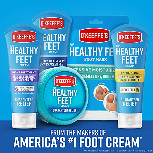 O'Keeffe's Healthy Feet Foot Cream, 3.2 ounce Jar