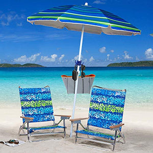 Paquete de 2 ganchos colgantes para sombrilla de playa, 4 puntas de plástico para colgar toallas, sombreros, ropa, cámara, gafas de sol, bolsas, duradero, apto para playa, viajes de camping