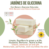 Jabón Glicerina Benjuí Avena y Miel 100 gr.