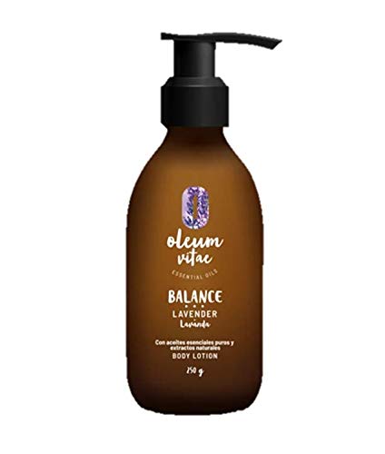 OLEUM VITAE Crema Corporal con Aceite Esencial de Lavanda. Altamente hidratante y suavizante. Con extractos de Caléndula, Aloe Vera y Manzanilla. 250gr