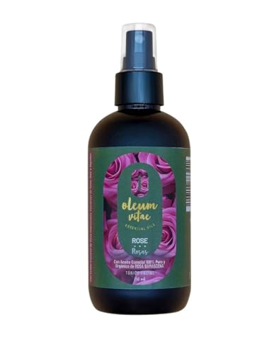 Tonico facial con aceite esencial de rosa damascena 250 ml