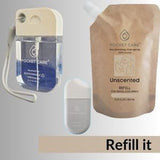 POCKET CARE | Desinfectante Spray - Sin Alcohol | Refill 200ml - Neutro | Antibacterial Spray de Bolsillo Orgánico | Sanitizante para Manos - Hand Sanitizer | 100% Natural