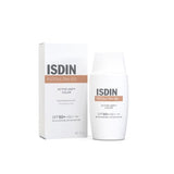▶ ISDIN FotoUltra 100 Active Unify SPF 50+, Protector Solar Facial con color, Aclara y unifica el tono de piel, 50 ml