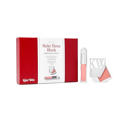 ▶ Kjær Weis- Set Make Them Blush de Kjaer Weis. Maquillaje con rubor radiante, galardonado y de larga duración, para mejillas, ojos y labios.